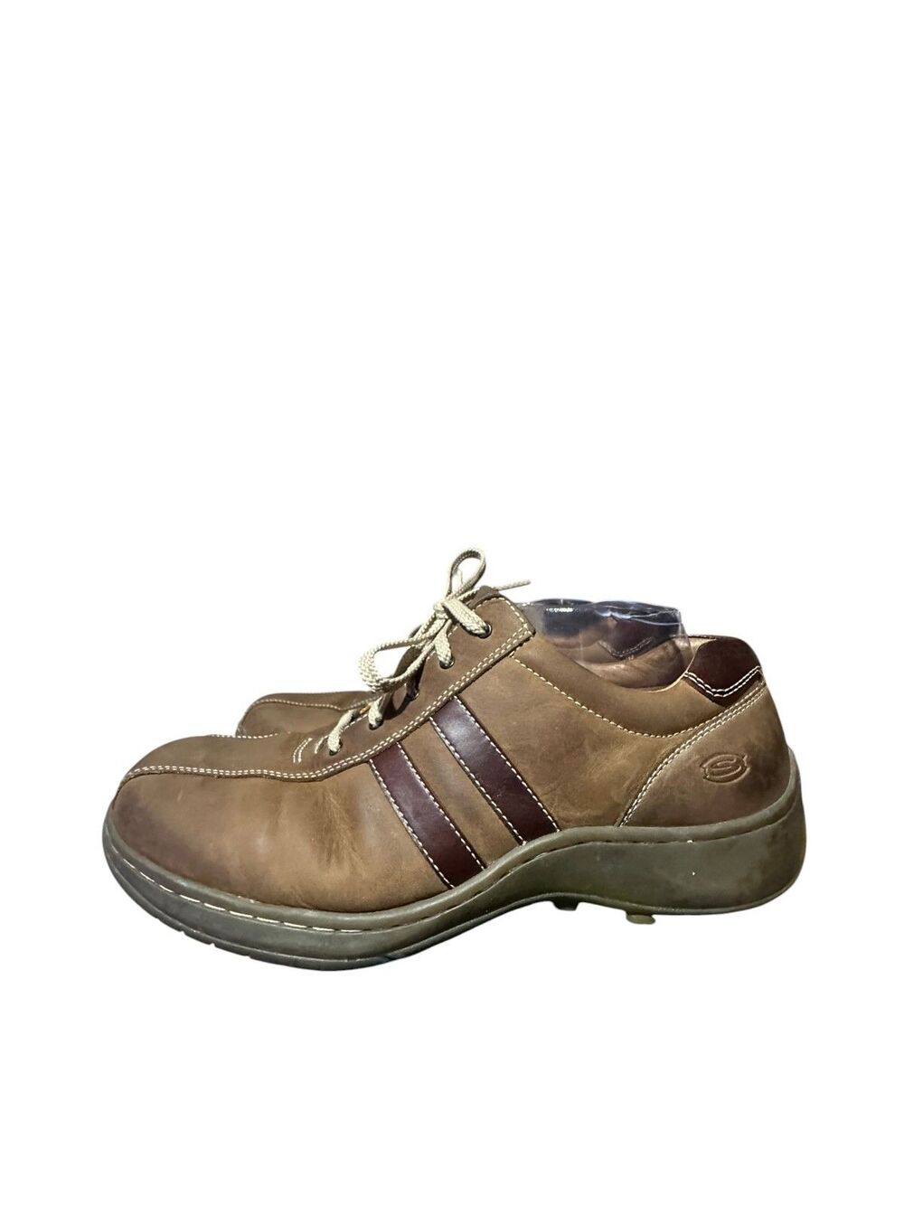 VTG Skechers 4400 Mens Oxford Brown Leather Lace Up Low Top Walking Shoes Sz 10
